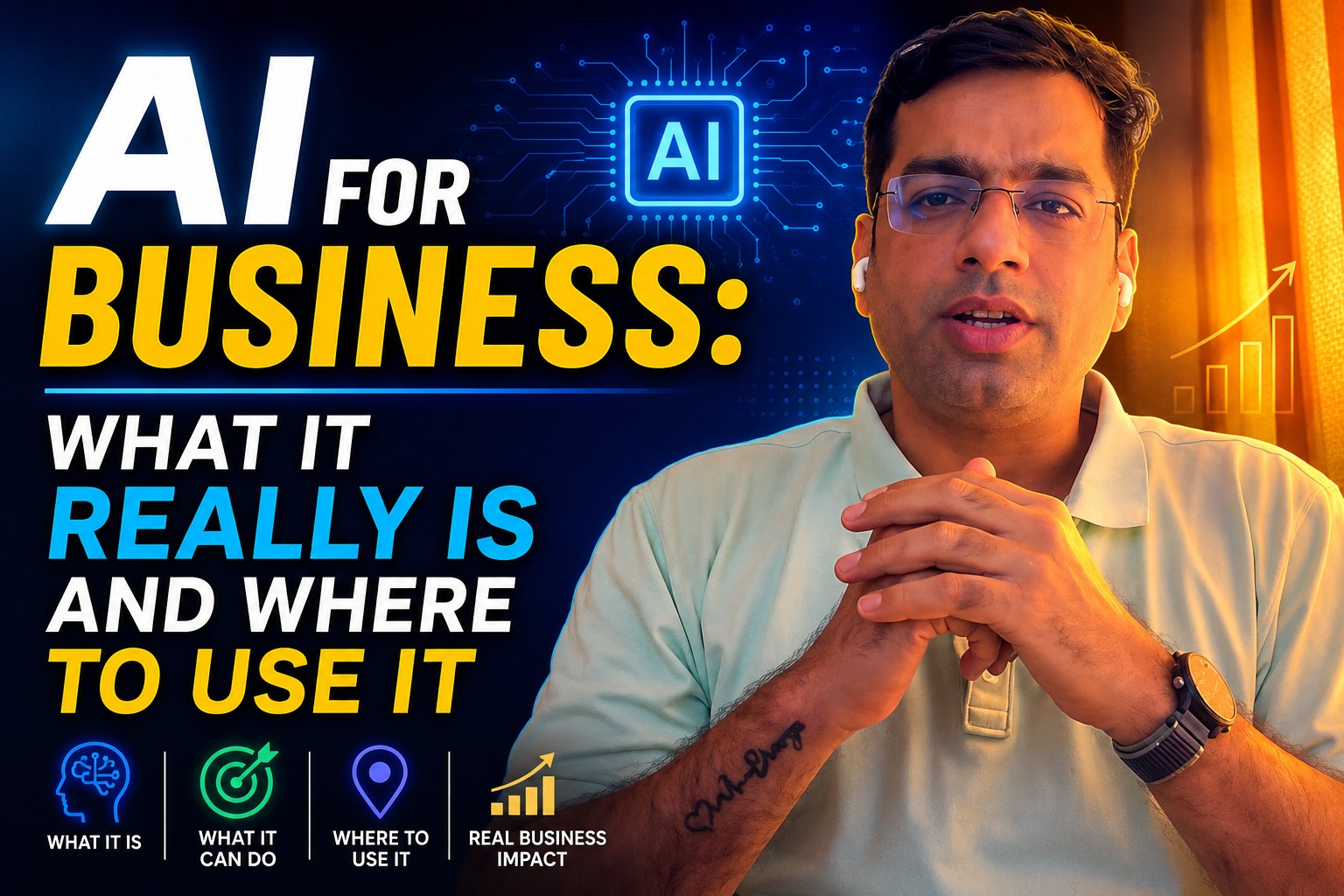 Mayur's talk: AI for Business — what it really is and where to use it